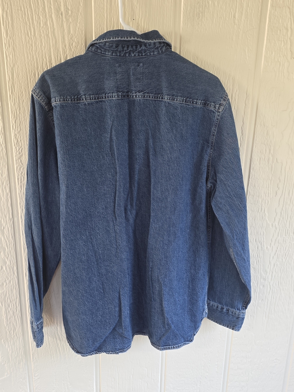 Men's Levi's Dark Blue Denim Button-Front Jacket, Size Large - Picture 4 of 4